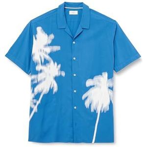 s.Oliver Herenhemd met korte mouwen, blauw, 4XL