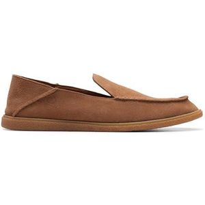 Clarks Clarkbay Step Loafer Flat, Cola Suede, 6 UK, Cola Suede, 39.5 EU