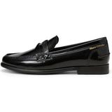 Marc O'Polo - Instappers - Zwart - Leer - Blokhak