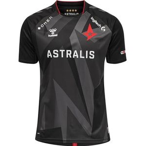 Hummel - ASTRALIS 20/21 - Functioneel Shirt - Grijs - Rood - Zwart - Wit