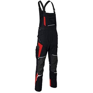 KÜBLER Workwear Kübler Bodyforce Werkbroek, zwart/middenrood