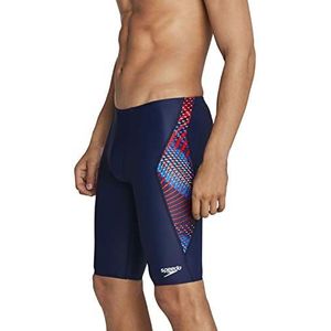 Speedo Heren Badpak Jammer Powerflex Gedrukt Team Kleuren Zwembroek