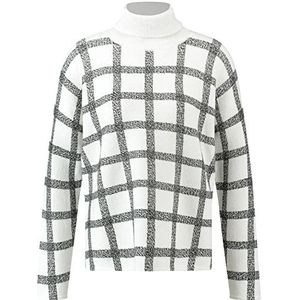 GERRY WEBER Edition Dames 770556-44708 trui, ecru/wit/zwart, 34