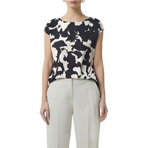 Comma - T-shirt - Viscosemix - Ronde Hals - Regular Fit