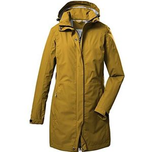 killtec Women's 2 1/2 laags functionele parka/parka met afritsbare capuchon KOS 93 WMN PRK, dark yellow, 34, 39143-000