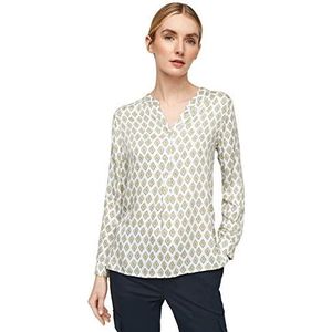 Comma CI Damesblouse, meerkleurig (Aqua Aop 60b9), 34