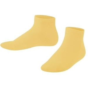FALKE Uniseks-kind Korte sokken Family K SN Duurzaam Katoen Kort eenkleurig 1 Paar, Geel (Banana 1410) nieuw - milieuvriendelijk, 39-42