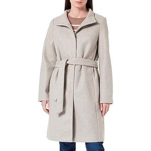 VERO MODA Vrouwelijke jas VMPOPALLY COAT BOOS, Silver Mink/Detail: melange, L
