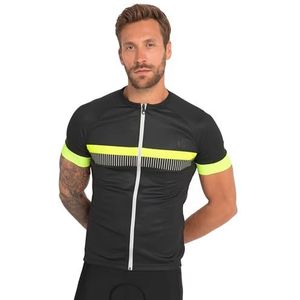 JP 1880 Fietsshirt, Bikewear, halflange mouw, Quickdry, zoomzakken achter 811924, zwart, XXL