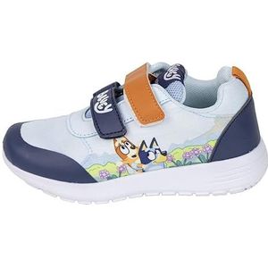 Light Bluey Sneakers - Blauw - Synthetisch - Klittenbandsluiting