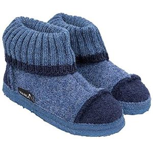 NANGA Uniseks hoge pantoffels, blauw, 32 EU