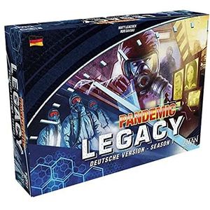 Asmodee Pandemic Legacy - Season 1 blauw, Legacyspel, expertenspel, Duits