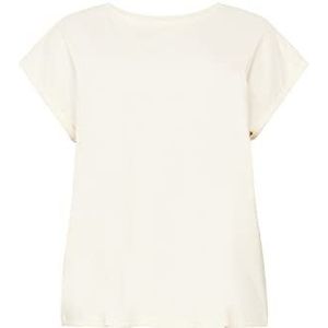 Urban Classics Dames T-shirt Organic Extended Shoulder Tee van 100% biologisch katoen, witzand., XXL