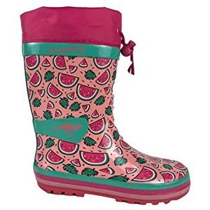 KangaROOS K-summerrain rubberlaarzen voor meisjes, Daisy Pink Melon, 32 EU