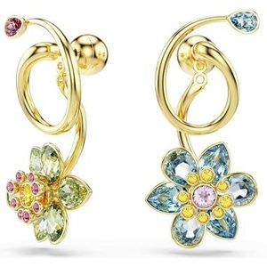 Swarovski - Idyllia - Oorhangers - Meerkleurig - Asymmetrisch Ontwerp