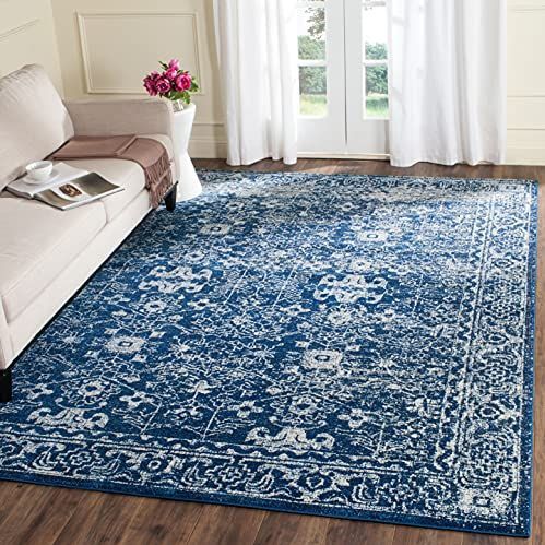 Safavieh - Aisal - Vloerkleed - Navy Blauw - Ivoorkleurig - 152 cm x 91 cm