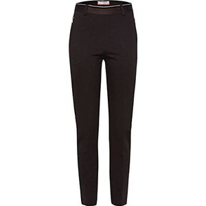 RAPHAELA by BRAX Dames super slim fit stoffen broek Style Lillyth Stretch Jersey, donkerbruin, 40W x 32L