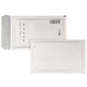 AirPro bubble bag maat W11 (100 x 165 mm) witte sticker 80 g FSC verpakking van 200 stuks