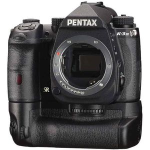 Pentax K-3 III Kit Zwart - APS-C DSLR Body Met D-BG8 Batterij Grip en Reserve D-LI90 Lithium Ion Batterij