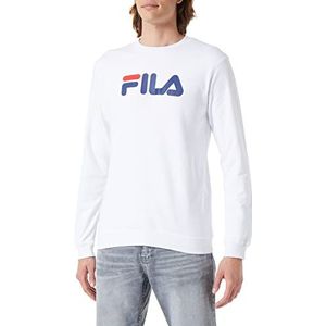 FILA Unisex BARBIAN Crew Sweatshirt, Bright White, M, wit (bright white), M