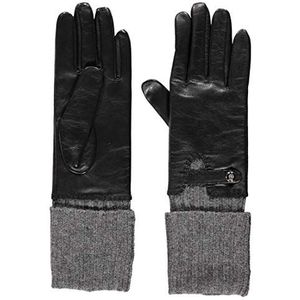 Roeckl Colmar leren handschoenen voor dames, zwart, 6,5, zwart, 6.5