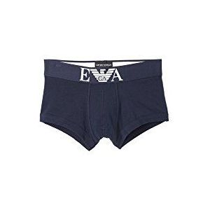 Emporio Armani mens Cotton Stretch trunks underwear, Marine, Large US