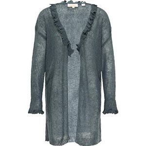 ocy Cardigan voor dames, petrol, XL/XXL