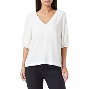 Sisley Womens 54YZLQ027 Blouse, Bianco 10R, M