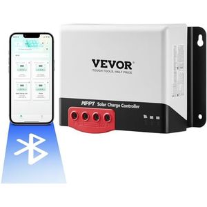 VEVOR MPPT zonne-laadregelaar, zonnepaneel, laadregelaar met TTL-communicatie-interface, compatibel met deep-cycle-batterijen zoals AGM-, gel-, flut- en lithiumbatterijen