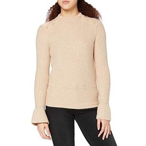 Scotch & Soda dames Cosy Knit with tonal Press Buttons at Shoulders Pullover