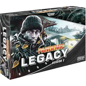 Z-Man Games , Pandemic Legacy Season 2 Black Edition , Board Game , Ages 13+ , For 2 to 4 Players , 60 Minutes Playing Time