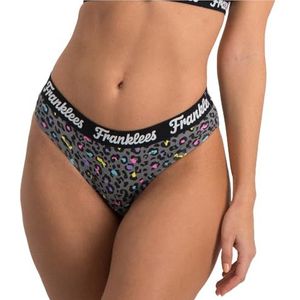 Franklees Dames Bikini Korte Boom Kapow Stijl Ondergoed, Wit, M