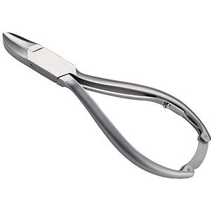 Alpen Professionele nageltang, staal AISI 420, roestvrij, gematteerd, veeropening, doorgestoken tang, 14,0 cm