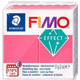 Staedtler 8020-204 - Fimo Effect normaal blok, 57 g, rood doorschijnend