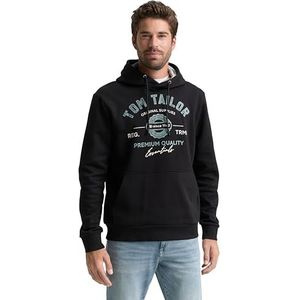 TOM TAILOR - Sweatshirt - Mintgroen - Capuchon met Trekkoord - Lange Mouw