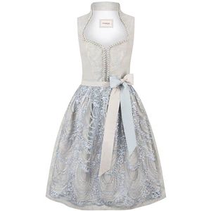 STOCKERPOINT Dirndl 'Flavia'  lichtblauw / taupe