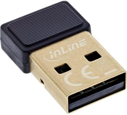 InLine - Bluetooth 5.3 USB-adapter - Zwart - Realtek-chipset