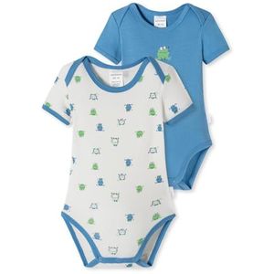 Schiesser - Babyrompertje - Wit - Katoen