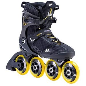 K2 Inline Skates VO2 S 90 M voor heren met K2 softboot, zwart - geel, 30F0145