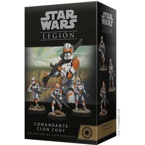 Star Wars Legion - Commandant Clon Cody - miniatuurspel in het Spaans