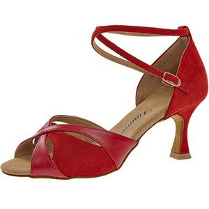 Diamant TANZSCHUHMANUFAKTUR Dames 141-087-389 dansschoen, rood, 38 EU