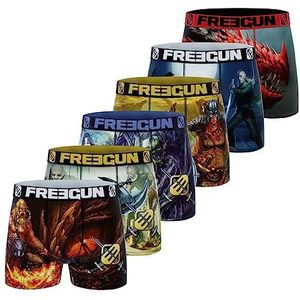 FREEGUN Heroic Fantasy Boxershorts voor kinderen, ademend, rekbaar en zacht, 6 stuks, maat 14-16 jaar, Pack X6 Heroic Fantasy A36, 14 Jaren