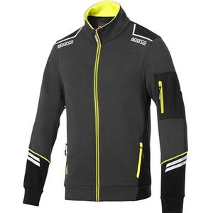 Sparco Full Zip Tech, Neon Geel, XS