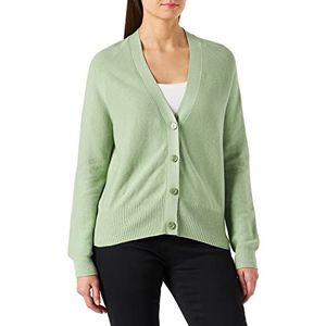 BOSS C_faduana gebreide jas voor dames, Light/Pastel Green339, L