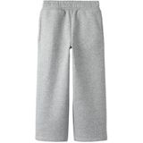 Name It - Nkmkalas Wide Pant - Gemengd Grijs - Broek - Kinderen