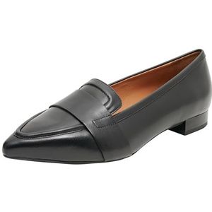 Geox D Charyssa D Ballet Flat voor dames, zwart, 38.5 EU