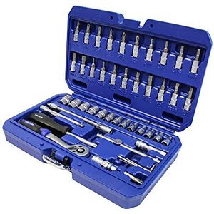 Socket Set van 46 Metrische 1/4"" Drive