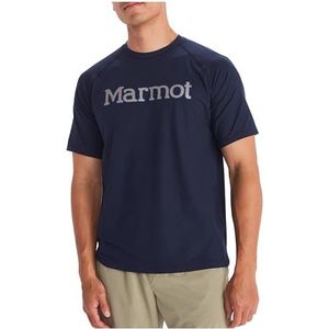 Marmot Heren Windridge Graphic SS ademend functioneel shirt, korte mouwen sportshirt, sneldrogend fitnessshirt (Pack van 1)