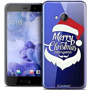 Caseink - Hoes Beschermhoes voor HTC U Play [Crystal Gel Motief HD Collectie Kerstmis 2017 Design Merry Everyone - Flexibel - Ultradun - Gedrukt in Frankrijk]
