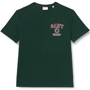 Crest Graphic T-shirt, Tartan Green, XL